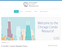 Tablet Screenshot of chicagocondoresource.com